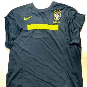 Brazil Soccer Jersey XXL (Teal)